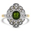 Edwardian Zircon Cocktail Ring