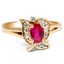 Retro Ruby Vintage Ring