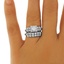 The Bernadette Matched Set, smallzoomed in top view on a hand