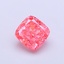 1.0 Ct. Fancy Vivid Pink Cushion Lab Grown Diamond