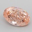 3.03 Ct. Fancy Intense  Pink Oval Lab Grown Diamond