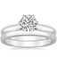 Platinum Catalina Ring with 2.5mm Comfort Fit Wedding Ring