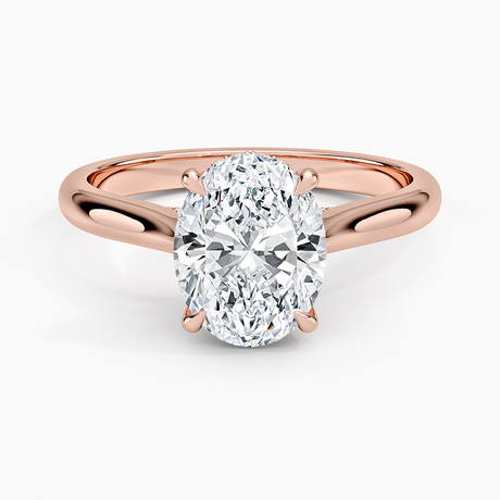 14K Rose Gold Dawn 2mm Diamond Ring