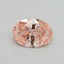 0.40 Ct. Fancy Vivid Pink Oval Lab Grown Diamond