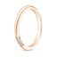 18K Rose Gold Tacori Founder's Petite Diamond Ring, smallside view
