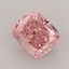1.66 Ct. Fancy Vivid Pink Cushion Lab Grown Diamond