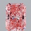 2.10 Ct. Fancy Vivid Pink Radiant Lab Grown Diamond