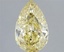 3.59 Ct. Fancy Intense  Yellow Pear Lab Grown Diamond