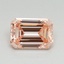 0.71 Ct. Fancy Intense Pink Emerald Lab Grown Diamond