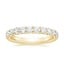 18K Yellow Gold Anthology Half Coverage Diamond Ring  (2/3 ct. tw.), smalltop view