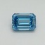 1.28 Ct. Fancy Vivid Blue Emerald Lab Grown Diamond