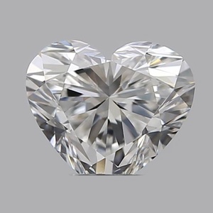 Heart diamond — real photo