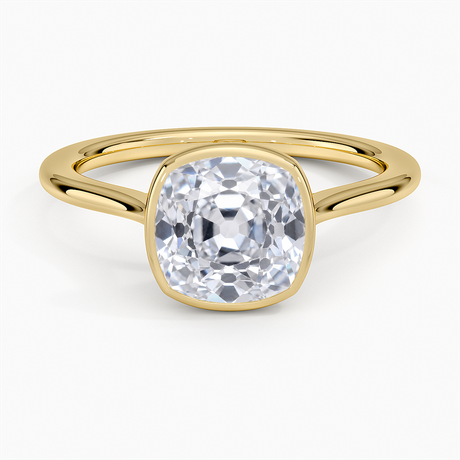 Petite Luna Bezel Ring - Brilliant Earth