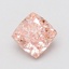 1.36 Ct. Fancy Vivid Pink Cushion Lab Grown Diamond