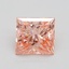 1.54 Ct. Fancy Intense Pink Princess Lab Grown Diamond