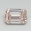 6.21 Ct. Fancy Pink Emerald Lab Grown Diamond