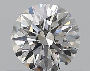 Round diamond — real photo