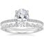 Platinum Demi Diamond Ring (1/3 ct. tw.) with Marseille Diamond Ring (1/3 ct. tw.)