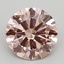 2.50 Ct. Fancy Intense Pink Round Lab Grown Diamond