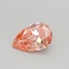 0.50 Ct. Fancy Intense Pink Pear Lab Grown Diamond