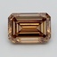 3.01 Ct. Fancy Light  Brown Emerald Lab Grown Diamond