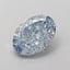 1.69 Ct. Fancy Vivid  Blue Oval Lab Grown Diamond