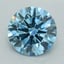 3.00 Ct. Fancy Vivid  Blue Round Lab Grown Diamond