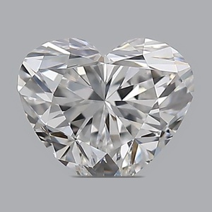 Heart diamond — real photo