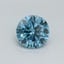 0.4 Ct. Fancy Vivid Malibu Blue Round Lab Grown Diamond