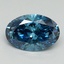 1.68 Ct. Fancy Vivid Blue Oval Lab Grown Diamond