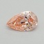 0.43 Ct. Fancy Vivid Pink Pear Lab Grown Diamond