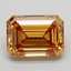 4.10 Ct. Fancy Light  Brown Emerald Lab Grown Diamond