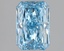 1.58 Ct. Fancy Vivid Blue Radiant Lab Grown Diamond