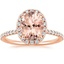 14K Rose Gold Waverly Halo Diamond Ring (1/2 ct. tw.), smalltop view