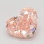 1.59 Ct. Fancy Vivid Pink Heart Lab Grown Diamond