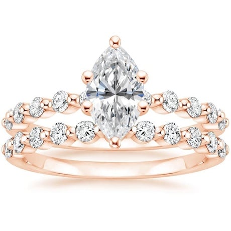 14K Rose Gold Marseille Diamond Bridal Set (1/2 ct. tw.)