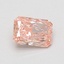 0.92 Ct. Fancy Vivid Pink Radiant Lab Grown Diamond
