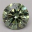 1.89 Ct. Fancy Vivid Green Round Lab Grown Diamond