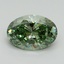 2.18 Ct. Fancy Vivid Green Oval Lab Grown Diamond
