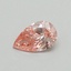 0.32 Ct. Fancy Vivid Pink Pear Lab Grown Diamond