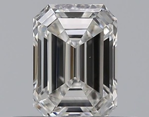Emerald diamond — real photo