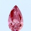0.54 Ct. Fancy Vivid Reddish Pink Pear Lab Grown Diamond