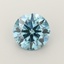 2.12 Ct. Fancy Vivid Blue Round Lab Grown Diamond
