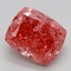 5.29 Ct. Fancy Vivid Pink Cushion Lab Grown Diamond