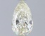 0.55 Ct. Light Yellow Pear Lab Grown Diamond