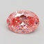 1.50 Ct. Fancy Vivid Pink Oval Lab Grown Diamond