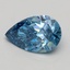 1.55 Ct. Fancy Vivid Blue Pear Lab Grown Diamond