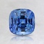 6x5.9mm Blue Cushion Sapphire