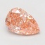 3.10 Ct. Fancy Vivid Pink Pear Lab Grown Diamond