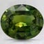 9.9x8.1mm Green Oval Sapphire